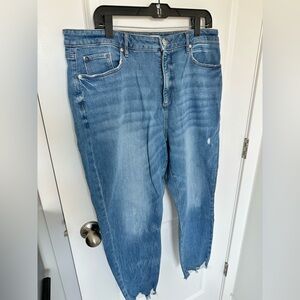 LOFT Curvy High Waist Skinny Denim